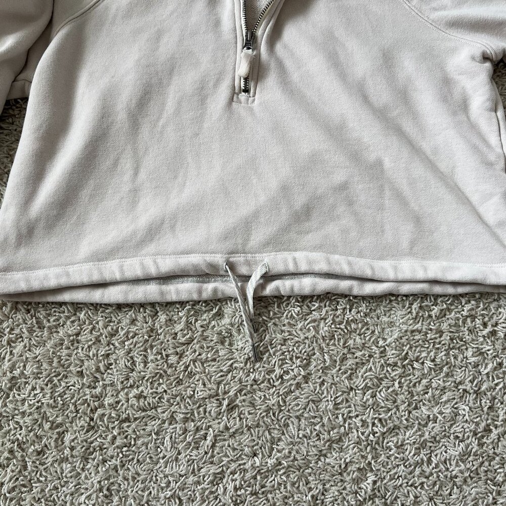 Vuori Cream Quarter-Zip Sweatshirt - Picture 3 of 9